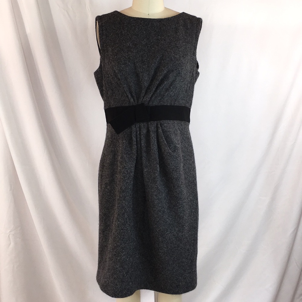 Paule Ka wool pencil sheath designer dress